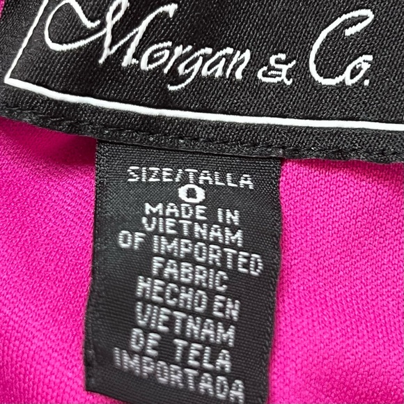 Morgan and Co One-Shoulder Sequin maxi Dress room formal homecoming Barbie - Picture 10 of 10